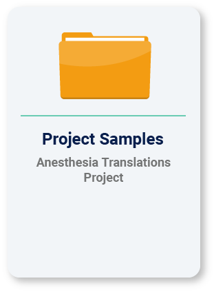 Anesthesia Translations Project