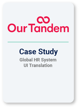 Global HR System UI Translation - Case Study-1