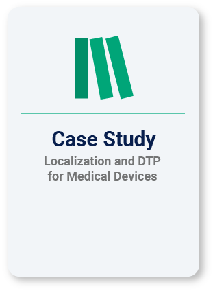 Localization and DTP for Medical Devices