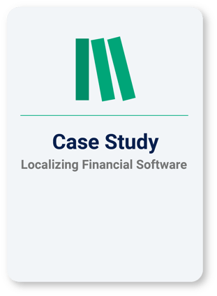 Localizing Financial Software Case Study