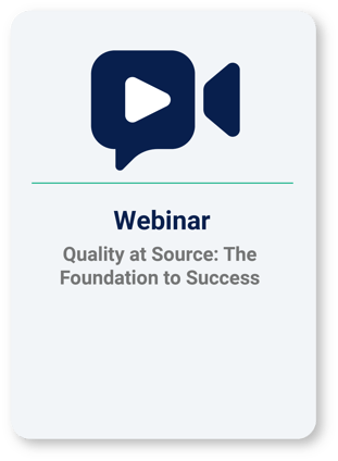Quality at Source The Foundation to Success Webinars