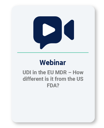 UDI in the EU MDR - How different is it from the US FDA?