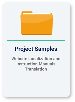 Website Localization and Instruction Manuals Translation Project Samples
